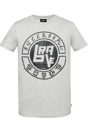 T-shirt z nadrukiem z logo, zdjęcie 1 T-shirt z nadrukiem z logo od Diesel